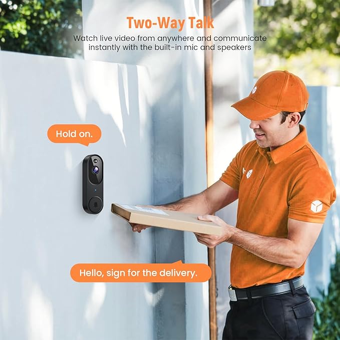Home Wireless Smart WiFi Doorbell