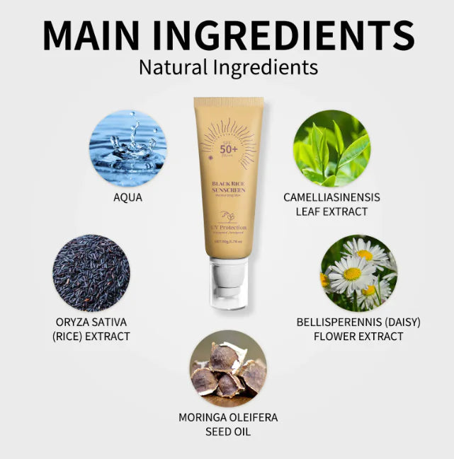 Black Rice Sunscreen Cream