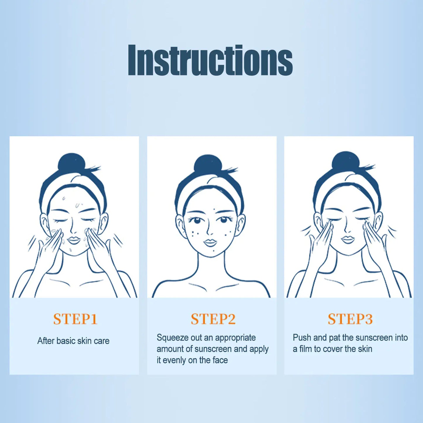 50ml SPF50 Sunscreen Lotion for Face and Body