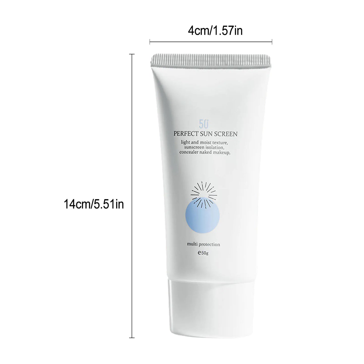 50ml SPF50 Sunscreen Lotion for Face and Body