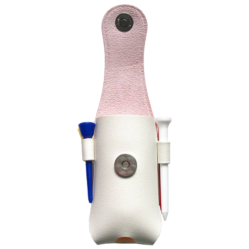 Pink Golf Mini Bag with Tees and Balls - 4 Colors